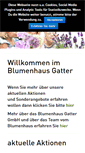 Mobile Screenshot of blumenhaus-gatter.de